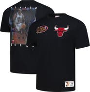 Mitchell & Ness Men's Mitchell & Ness Scottie Pippen Black Chicago Bulls Hardwood Classics NBA Legends T-Shirt