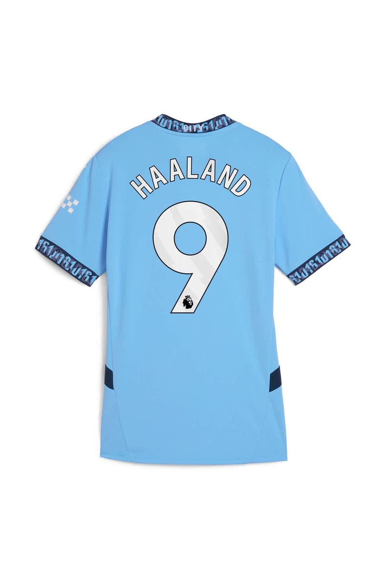 PUMA Women's Puma Erling Haaland Light Blue Manchester City 2024/25 Home Replica Player Jersey, Alternate, color, 