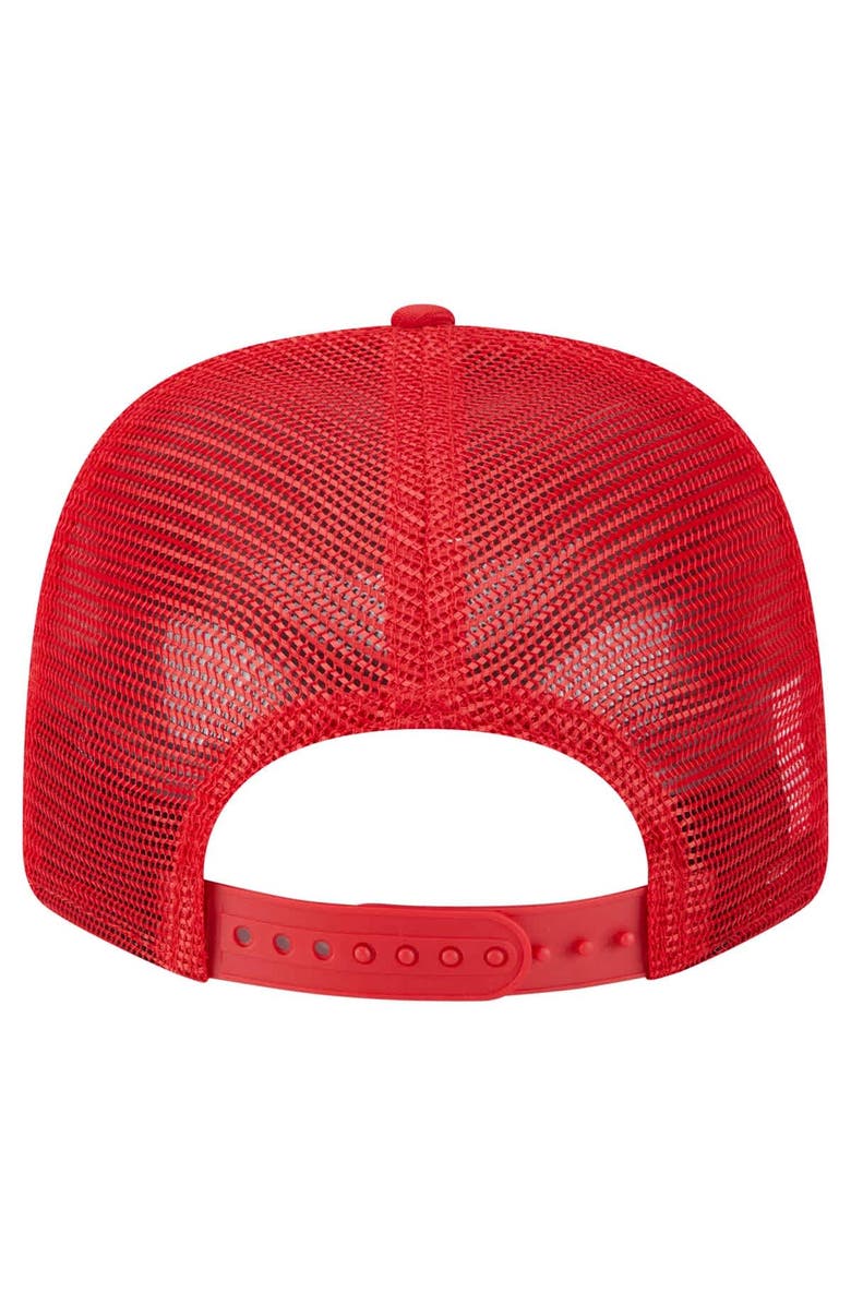 New Era Men's New Era Red Kansas City Chiefs Main Trucker 9SEVENTY Stretch-Snap Hat, Alternate, color, Red