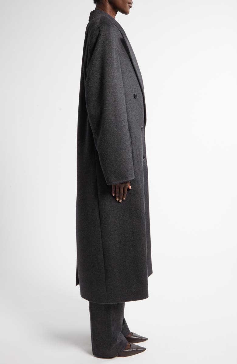 The Row Harisi Double Breasted Cashmere Coat, Alternate, color, 