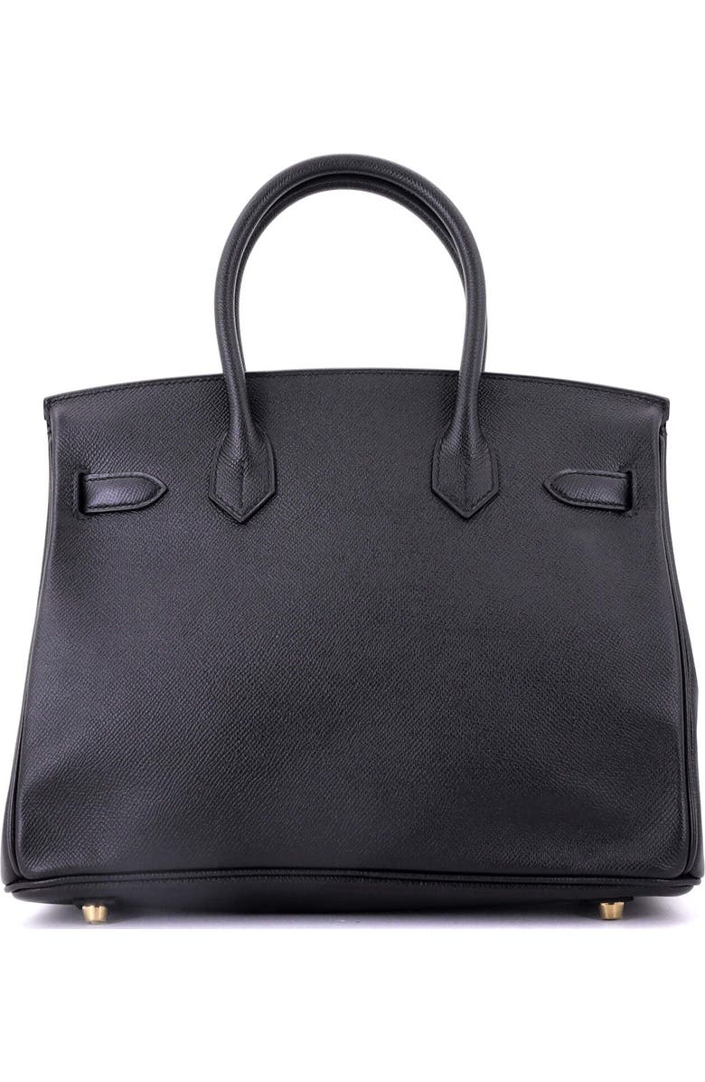 Pre-Owned Hermes Birkin Handbag Black Epsom with Gold Hardware 30, Alternate, color, Noir