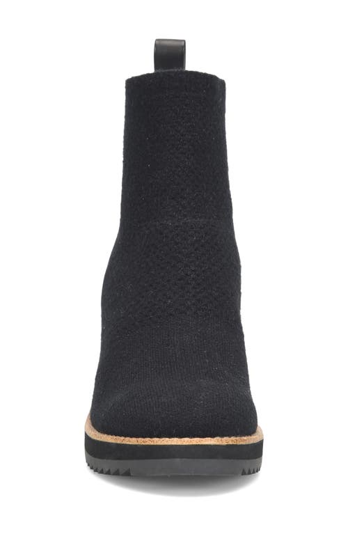 Söfft Elaina Wedge Knit Bootie In Animal Print