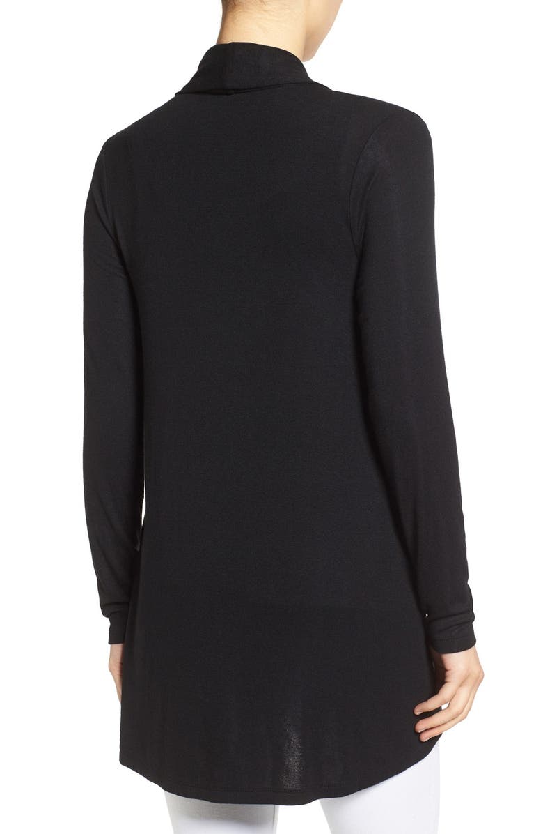 Bobeau High/Low Jersey Cardigan, Alternate, color,