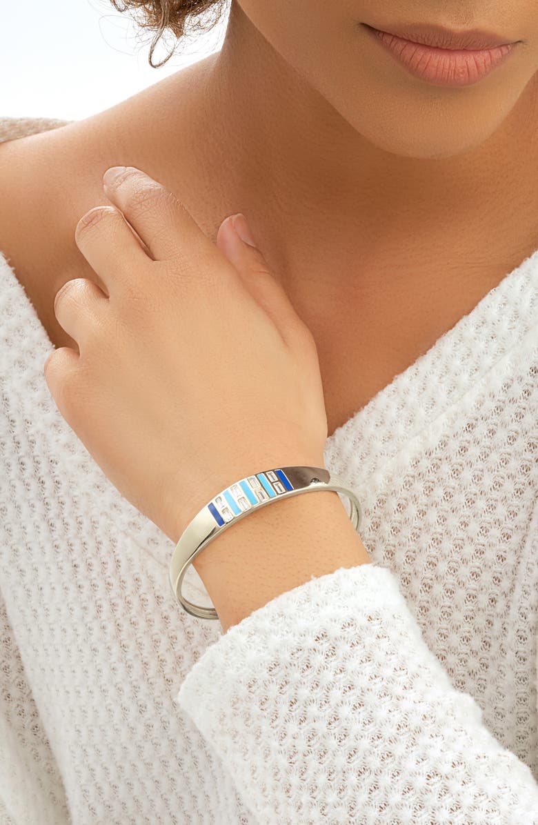 Sterling Forever Colbie Cuff Bracelet, Alternate, color, 