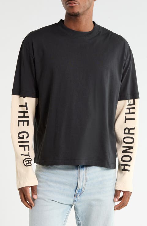 Honor Double Sleeve Cotton T-Shirt