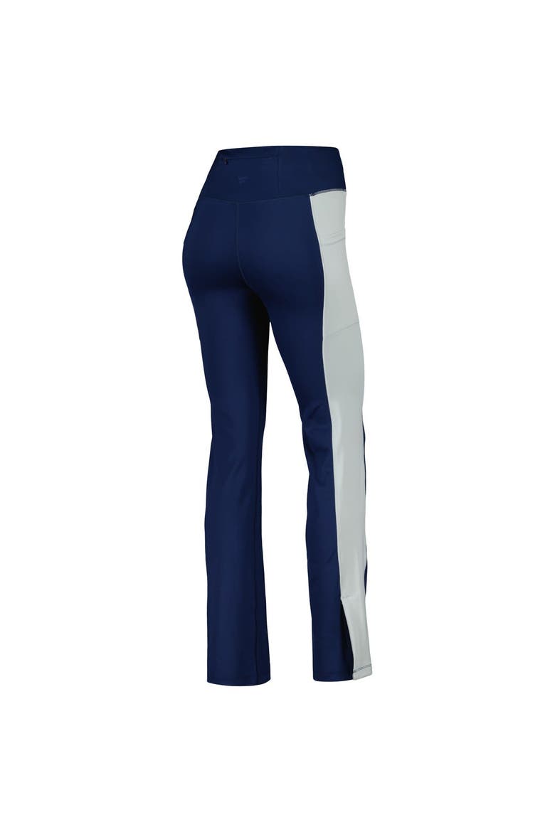 Women's Fanatics Signature Navy Dallas Cowboys Studio Fitted Flared Leggings, Alternate, color, Navy