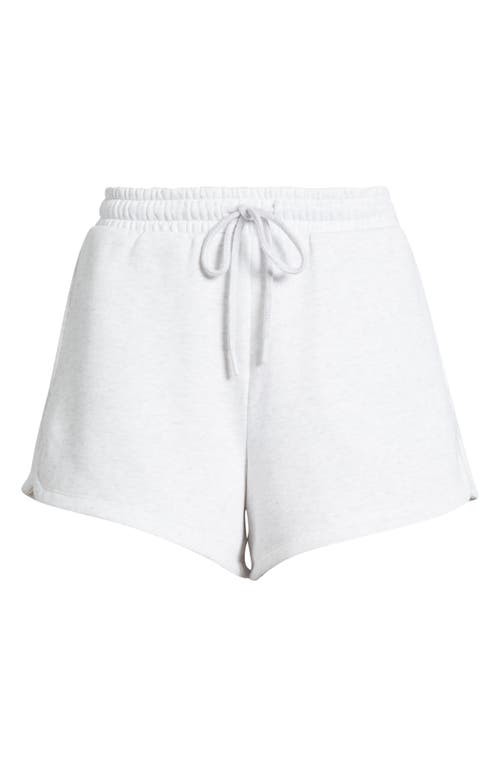 Bp. Elastic Waist Fleece Shorts In White