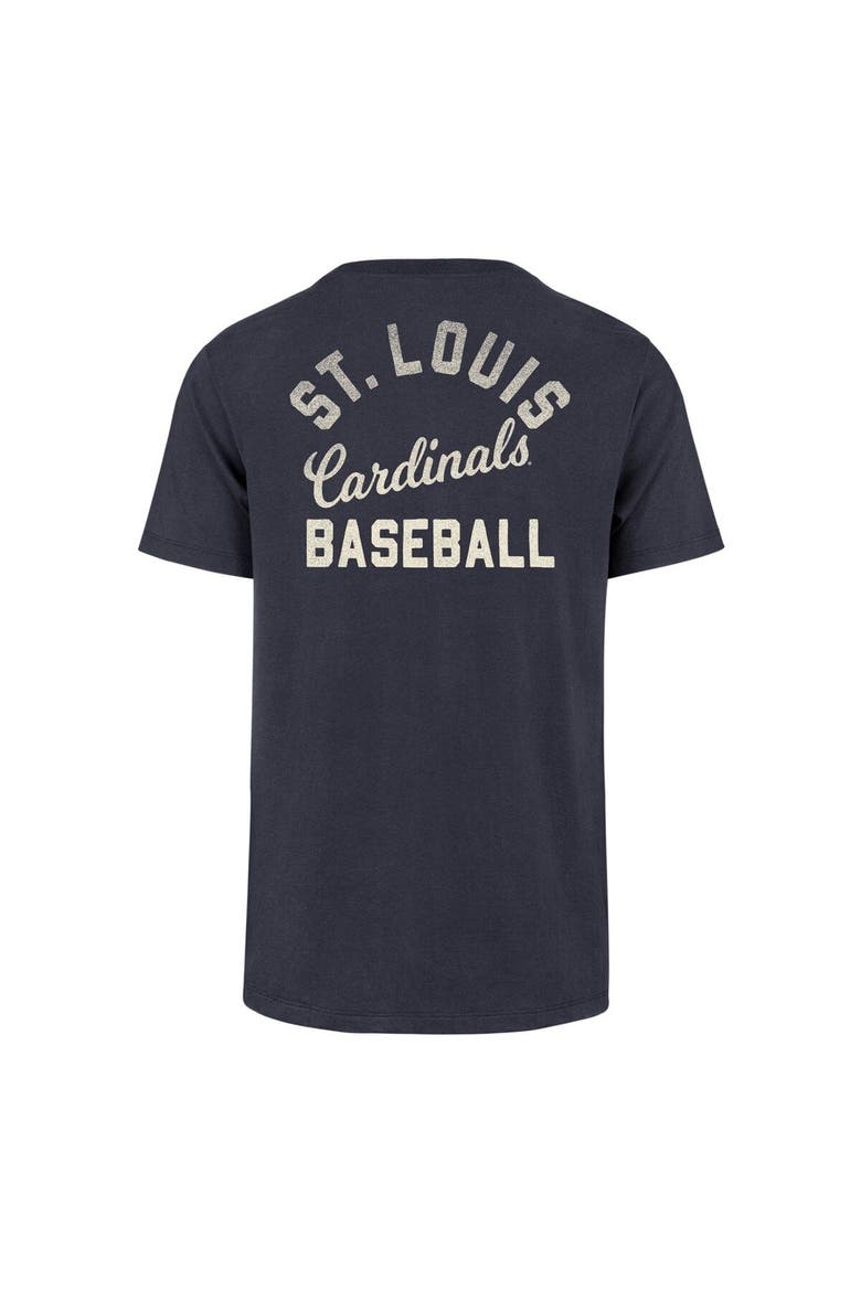 Men's '47  Navy St. Louis Cardinals Turn Back Franklin T-Shirt, Alternate, color, Navy