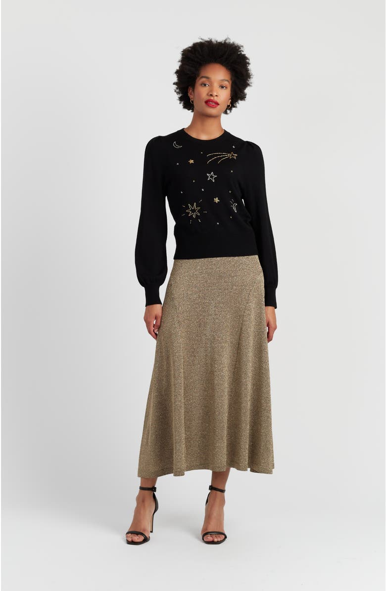 Chinti & Parker Constellation Star Sweater, Alternate, color, 