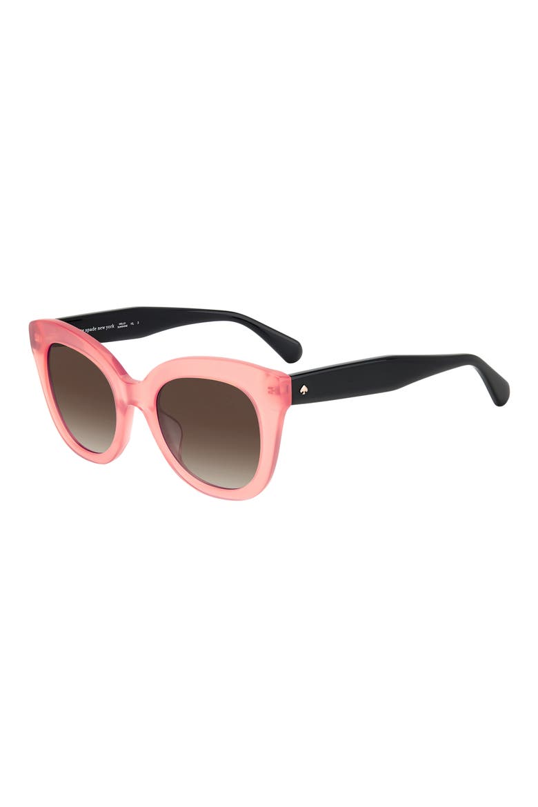 belah 50mm gradient round sunglasses, Alternate, color, 035J-HA