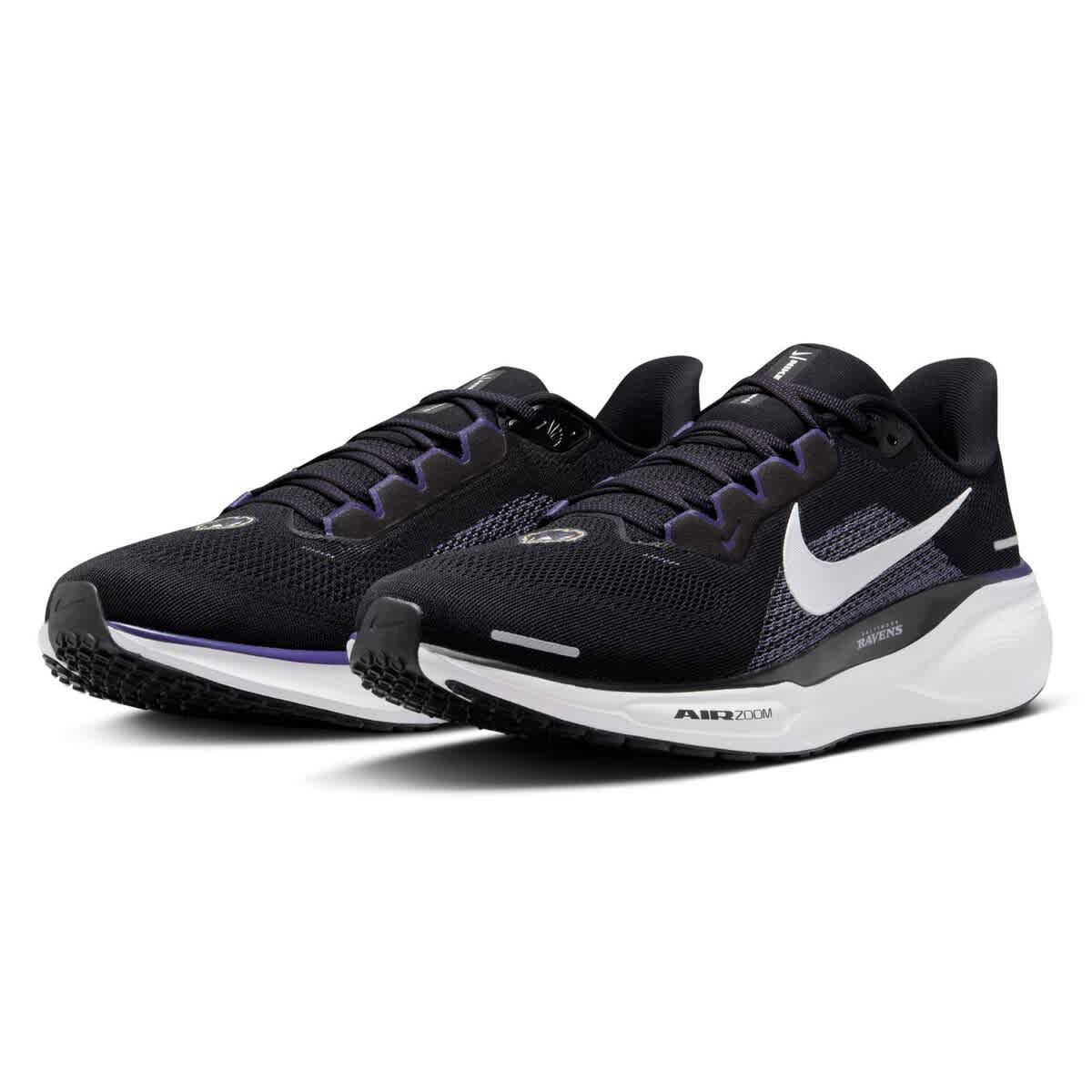 Nike Unisex Nike Black Baltimore Ravens Zoom Pegasus 41 Running Shoes, Alternate, color, 