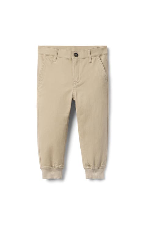 The Button Twill Jogger (Little Kid & Big Kid)