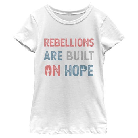Girl's Star Wars Rebellions Built on Hope  Graphic T-Shirt