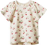 NATURE BABY Faye Strawberry Print Tee