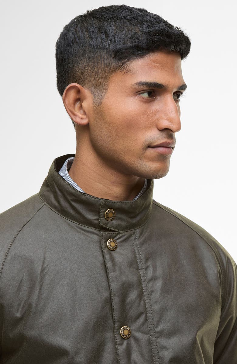 Barbour Cordhill Waxed Cotton Jacket, Alternate, color, Archive Olive
