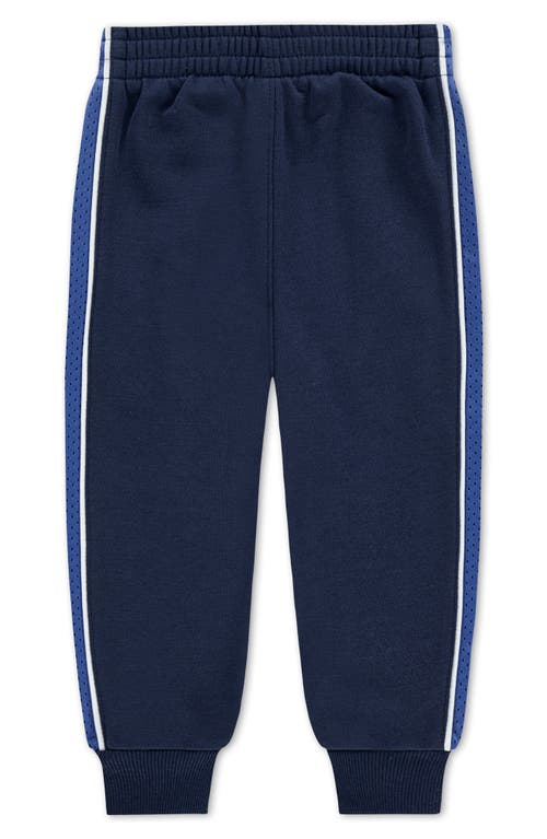 Nike Boys' Graphic Logo Print Striped Sweatpants - Little Kid In Blue