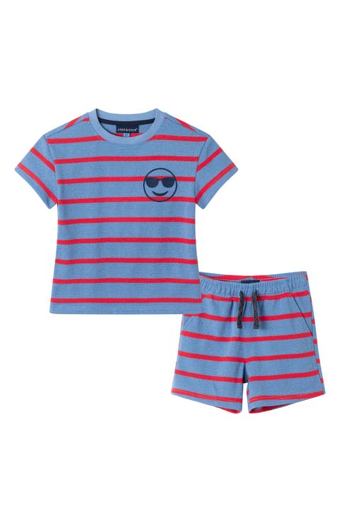 Kids' French Terry T-Shirt & Shorts Set (Toddler, Little Kid & Big Kid)