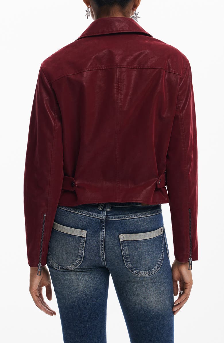Desigual Lido Faux Leather Jacket, Alternate, color,