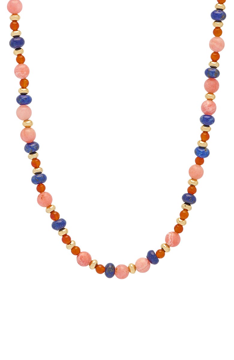 Estella Bartlett Beaded Necklace, Main, color, Multi