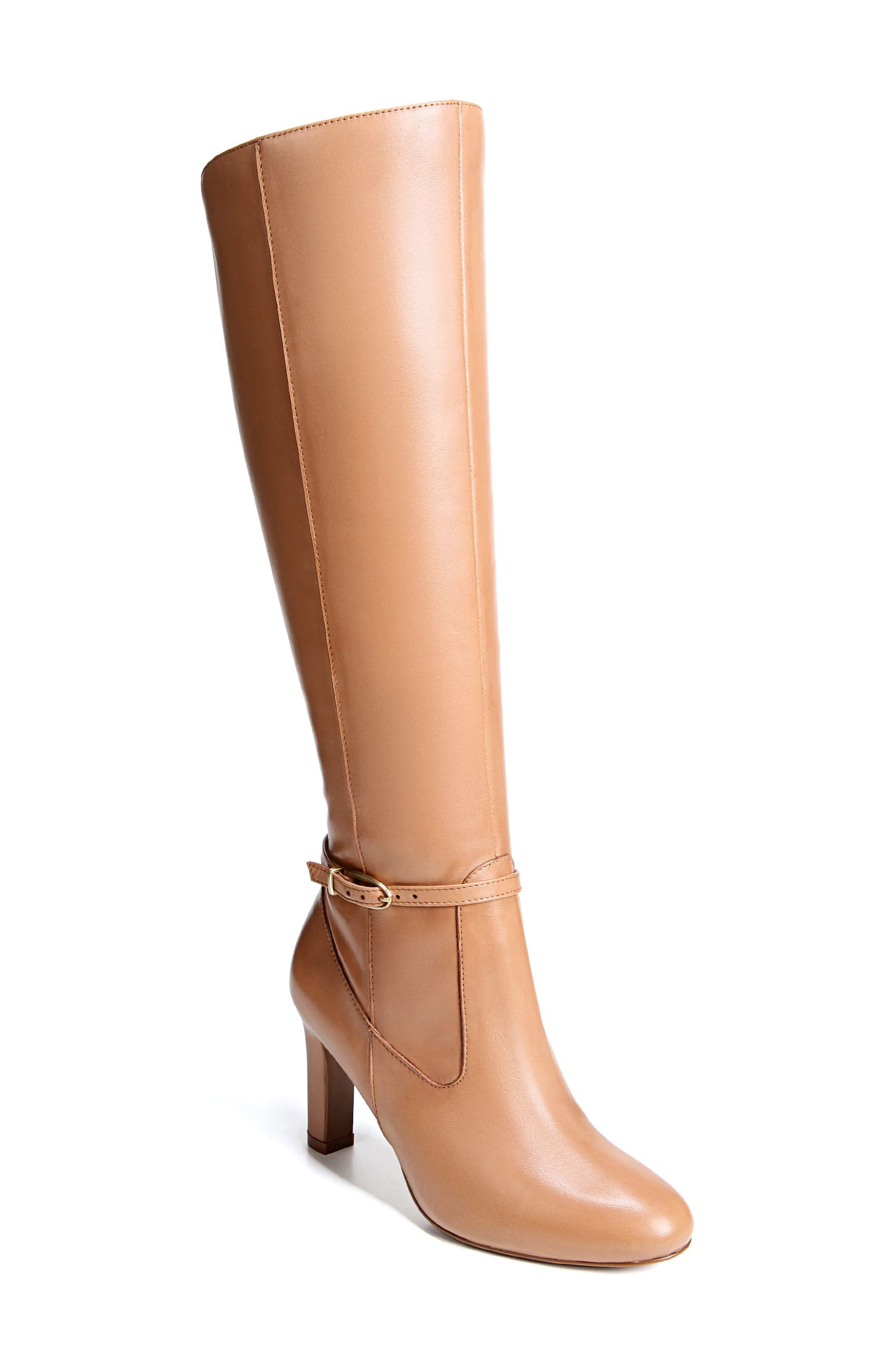 Henny Knee High Boot, Main, color, CAFE BROWN LEATHER