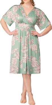 Kiyonna Gia Floral Midi Dress