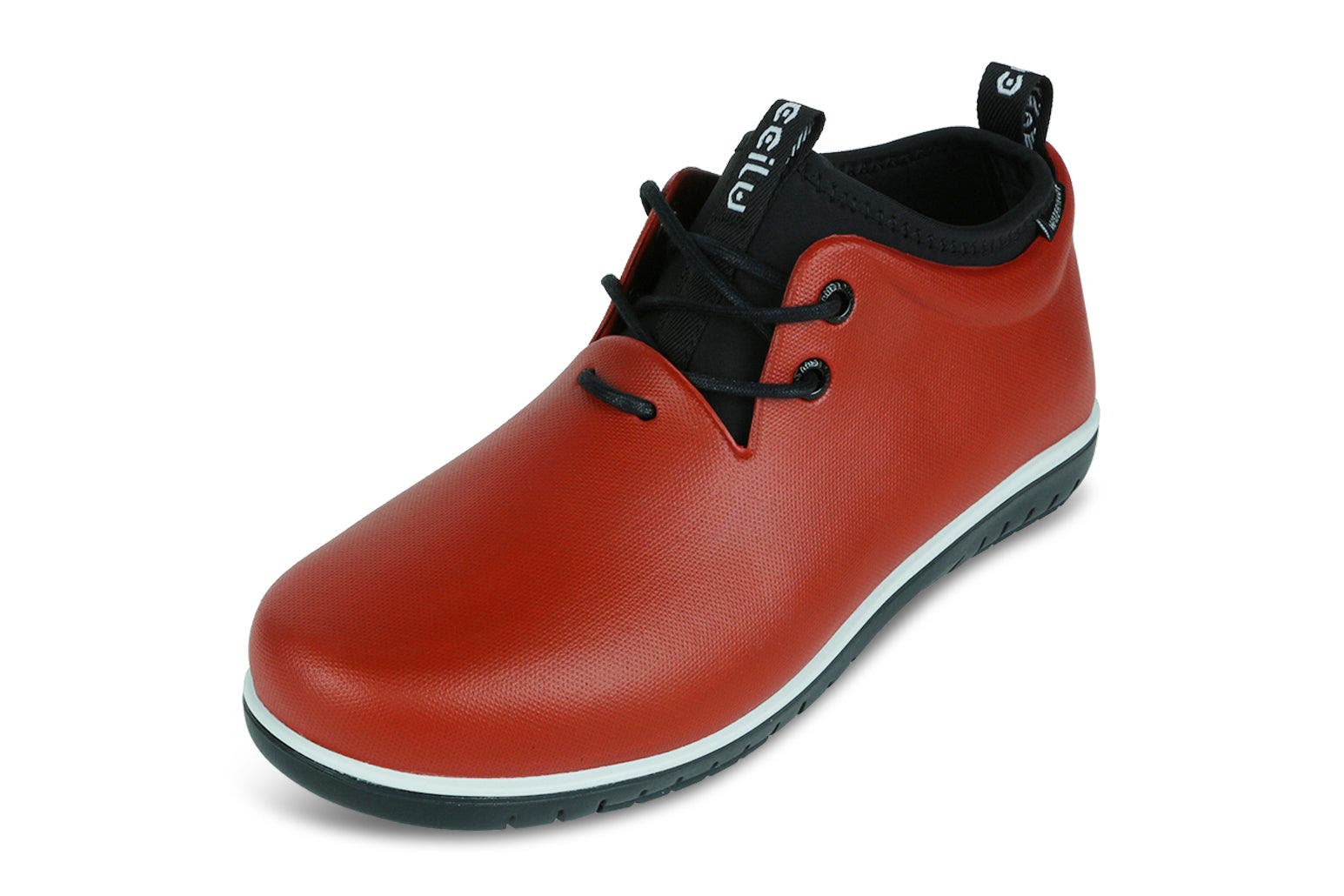 Xpresole Panto Lace-Up Waterproof Boot, Alternate, color, Red Affogato