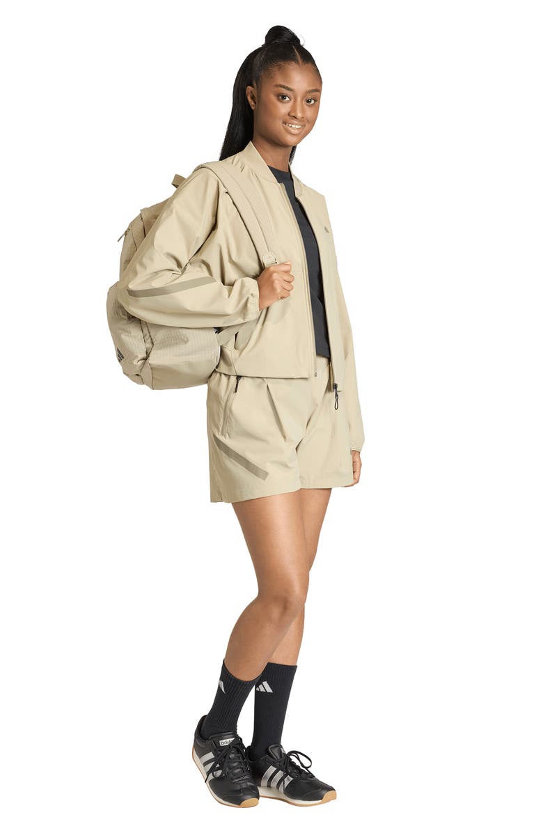 adidas Originals Z.N.E. Ripstop Bomber Jacket, Alternate, color, Wonder Cargo/ /