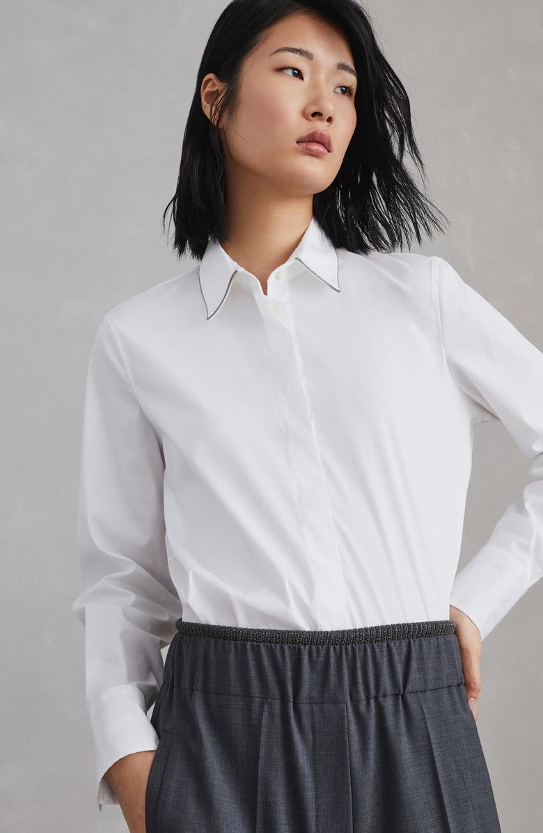 Brunello Cucinelli Loose Track trousers, Alternate, color, 