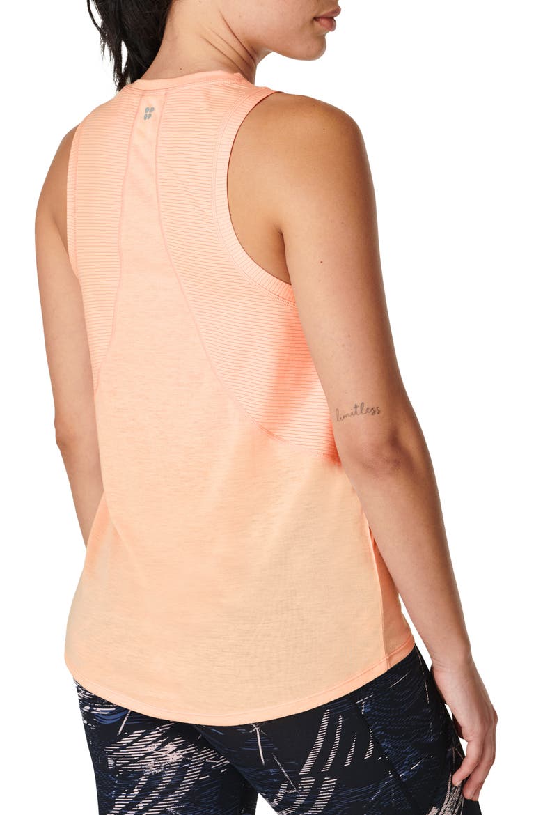Pacesetter Running Tank, Alternate, color, SUNSET PINK