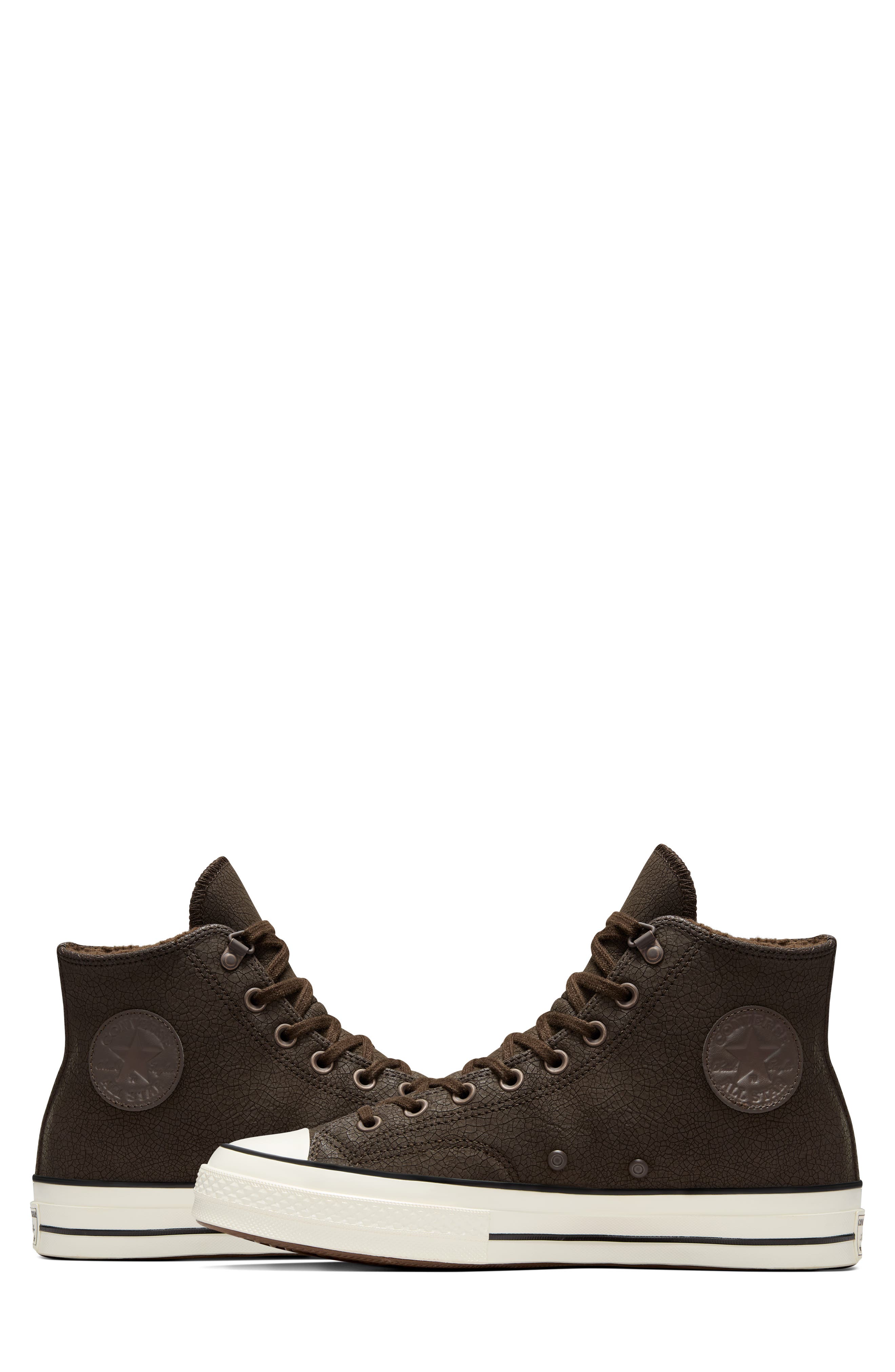 Converse Chuck Taylor<sup>®</sup> All Star<sup>®</sup> 70 Leather High Top Sneaker, Alternate, color, 
