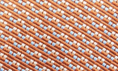 David Donahue Jacquard Silk Tie In Multi