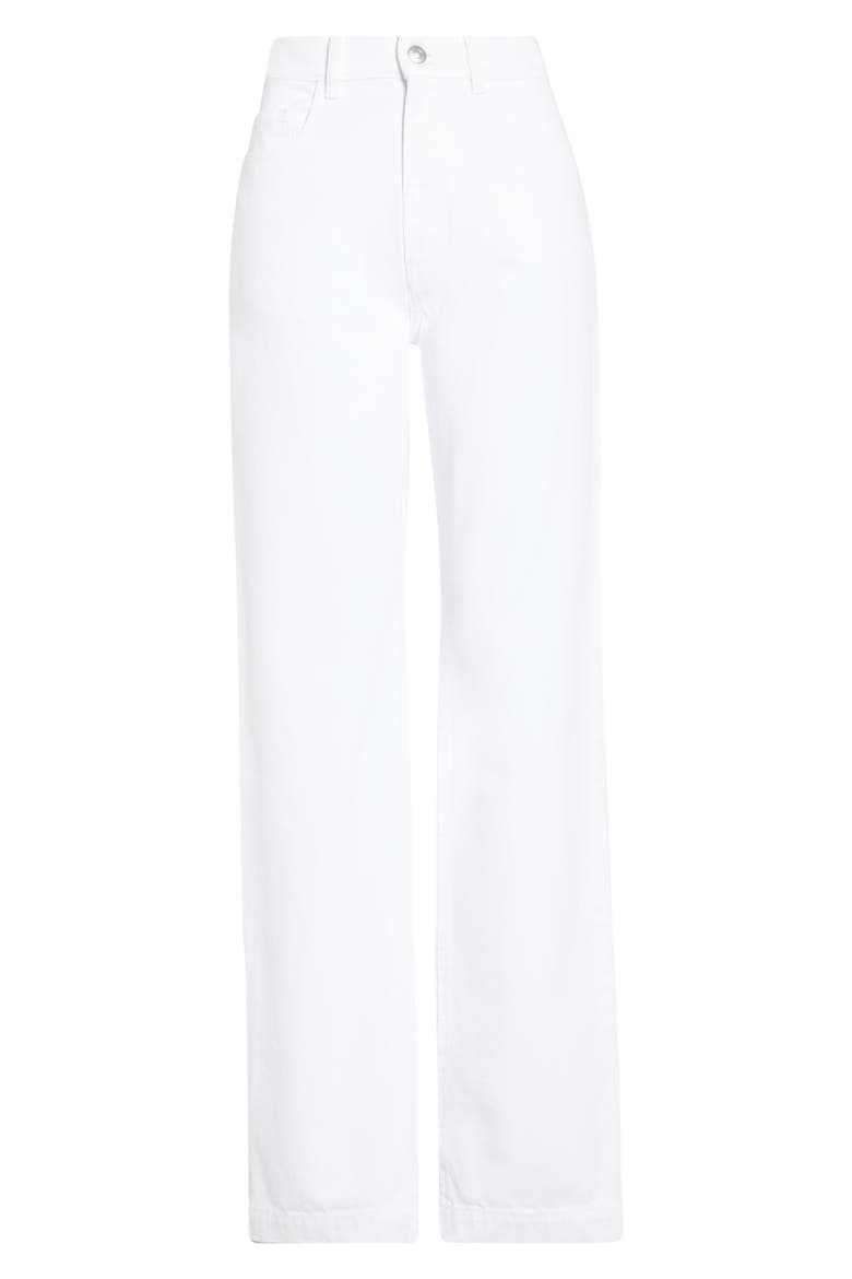 Straight Leg Jeans, Main, color, 00W03 STONE WHITE
