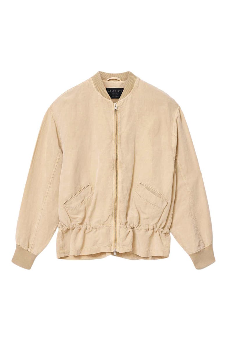 Sofi Bomber Jacket, Alternate, color, SAND BROWN