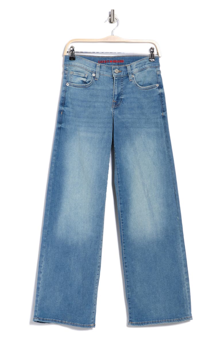 Sweet Mid Rise Wide Leg Jeans, Alternate, color, FAIRMONT