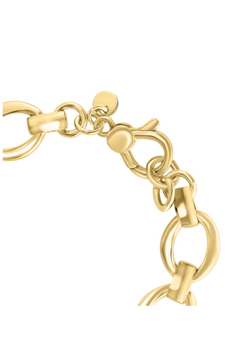 Oval Chain Bracelet, Alternate, color, GOLD
