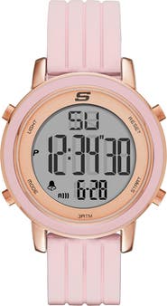 SKECHERS Westport Digital Silicone Strap Watch