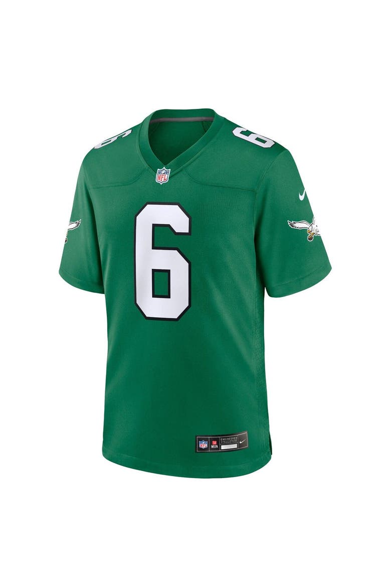 Youth Nike DeVonta Smith Kelly Green Philadelphia Eagles Game Jersey, Alternate, color, Kelly Green