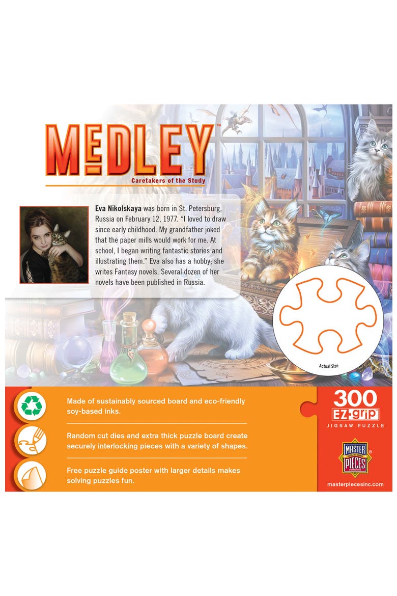 Caretakers of the Study 300 Piece Puzzle, Alternate, color, Multicolor