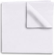 Beau Ties of Vermont White Charmeuse Pocket Square
