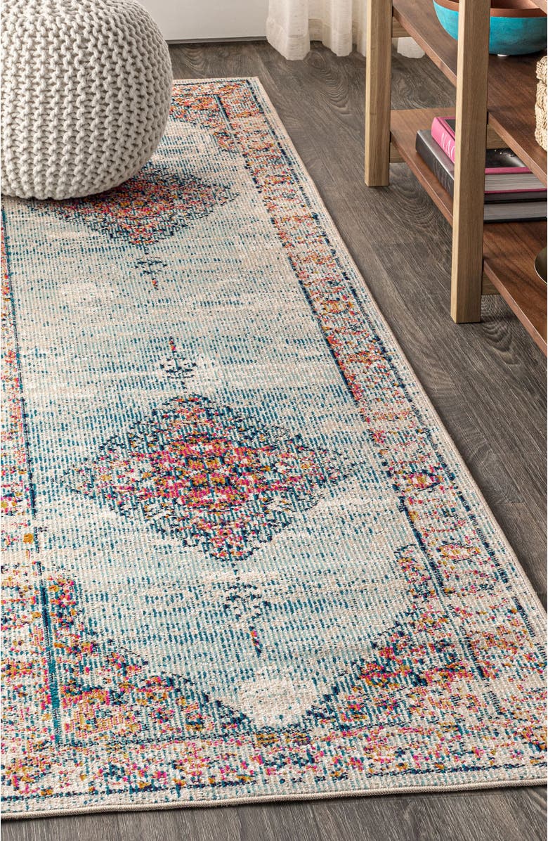 JONATHAN Y Cadiz Vintage Medallion Area Rug, Alternate, color, 