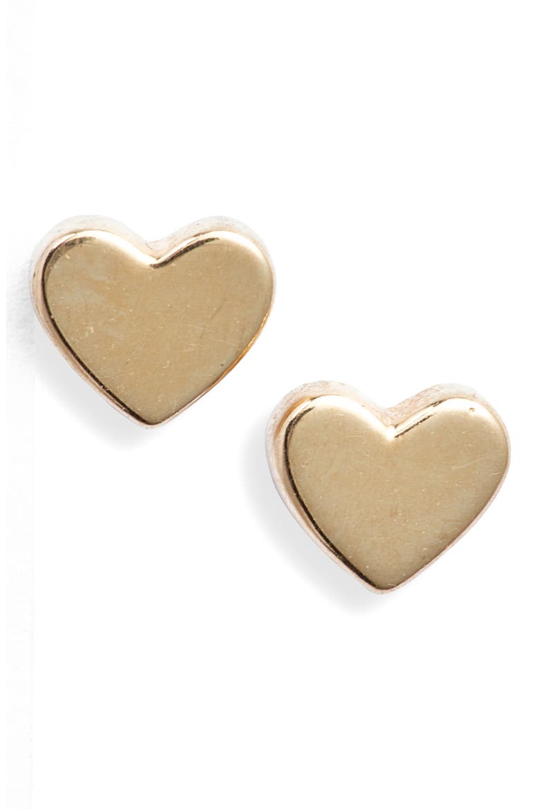 Everly Stud Earrings, Main, color, GOLD