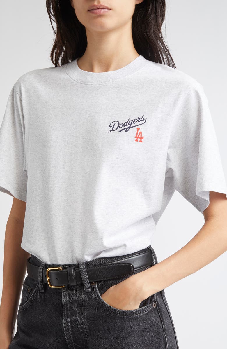 Sporty & Rich Dodgers Serif Graphic T-Shirt, Alternate, color, 
