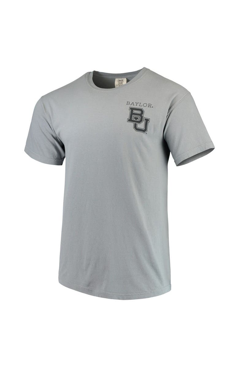 IMAGE ONE Men's Gray Baylor Bears Team Comfort Colors Campus Scenery T-Shirt, Alternate, color, Gray