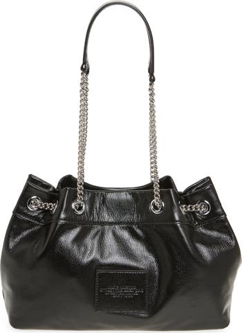 The Mini Crystal Denim Sack Bag