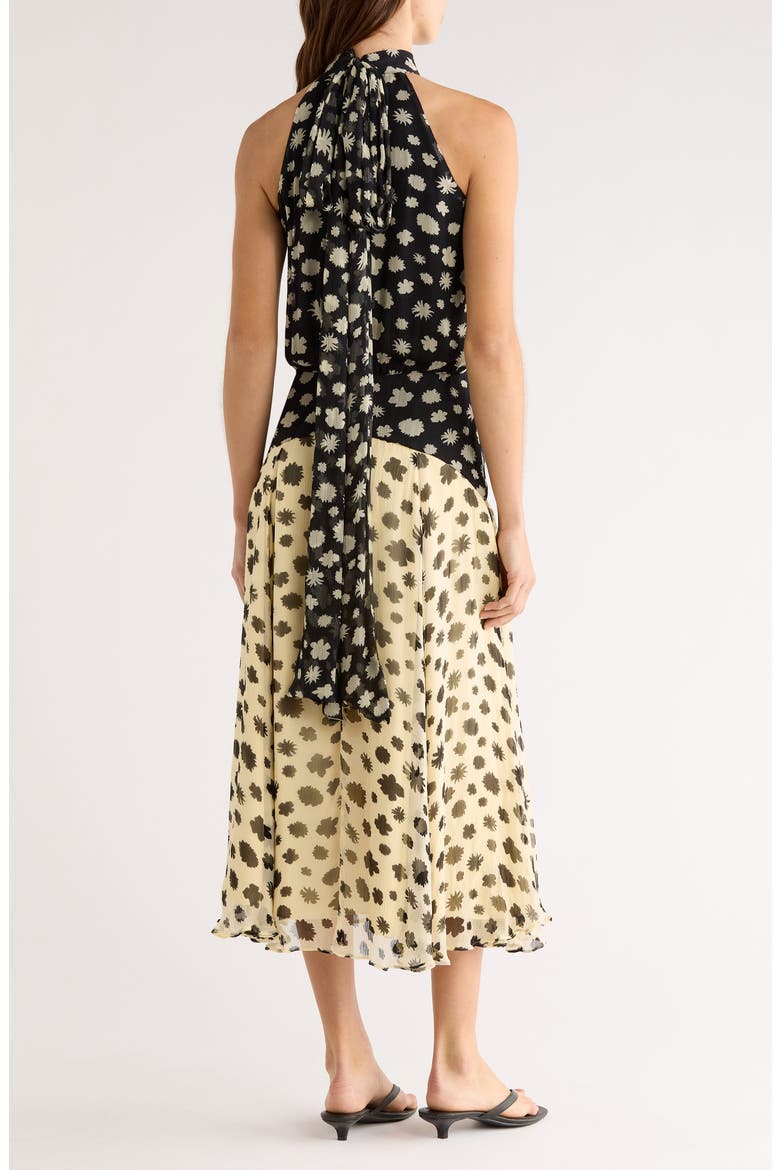 Camryn Mixed Print Colorblock Dress, Alternate, color, DITSY MULTI