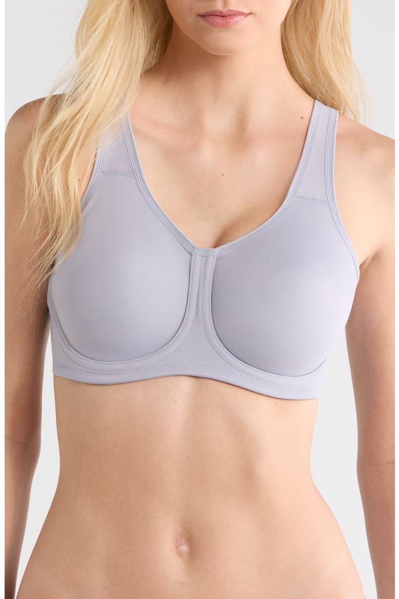 Simone Seamless Underwire Sports Bra, Main, color, DAPPLE GREY