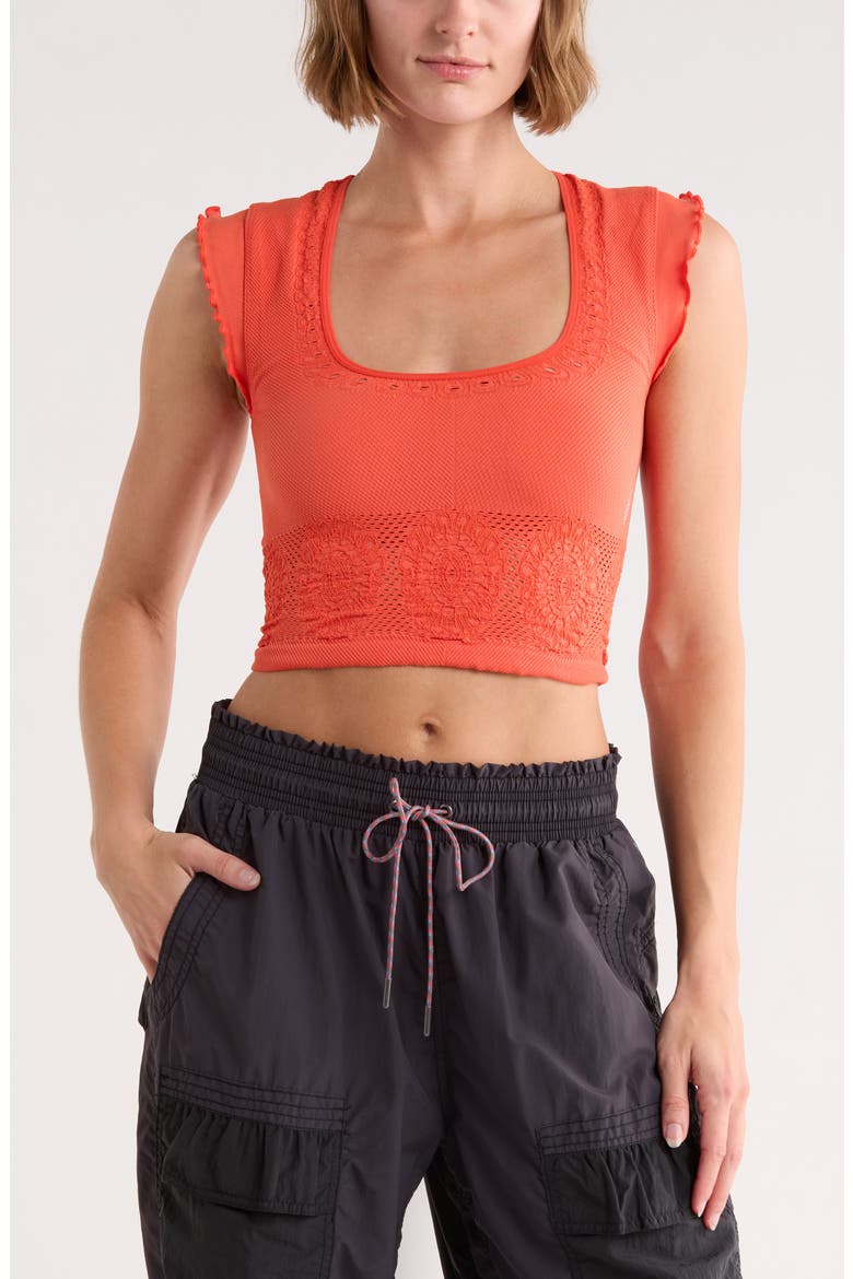 Take Me Away Crop Top, Main, color, BURNT ORANGE