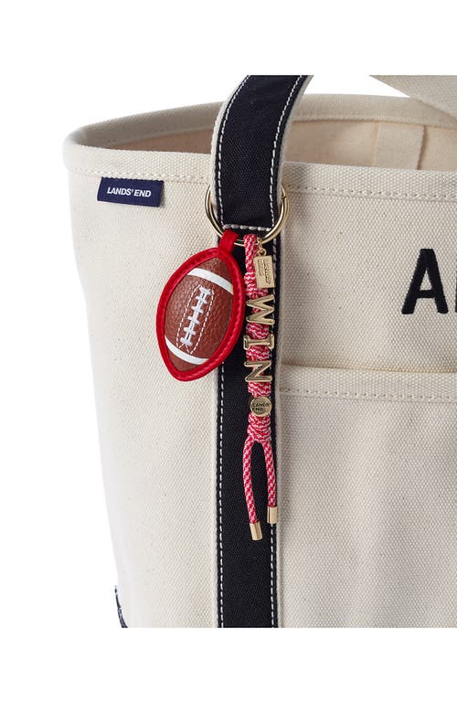 Lands' End Bag Charm In Burgundy