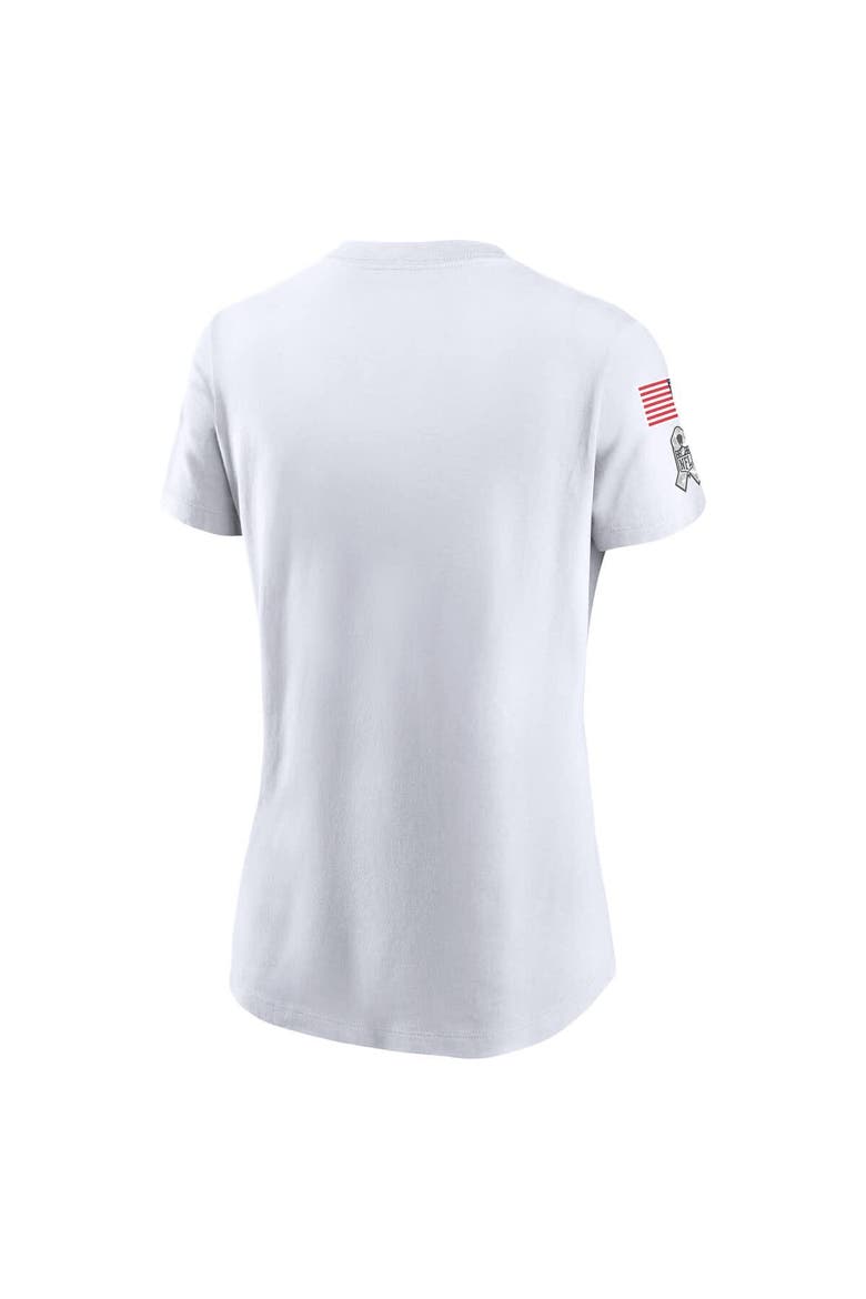 Women's Nike White Dallas Cowboys 2024 Salute To Service Legend Performance T-Shirt, Alternate, color, White