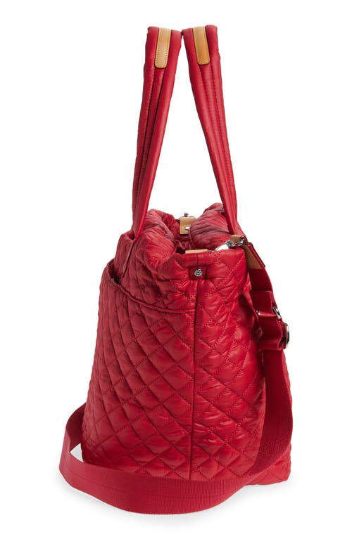 Mz Wallace Medium Metro Deluxe Tote In Red
